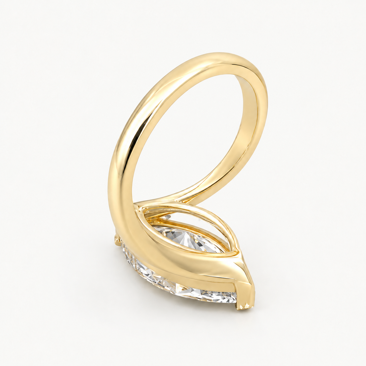 Marquise Bypass Diamond Ring