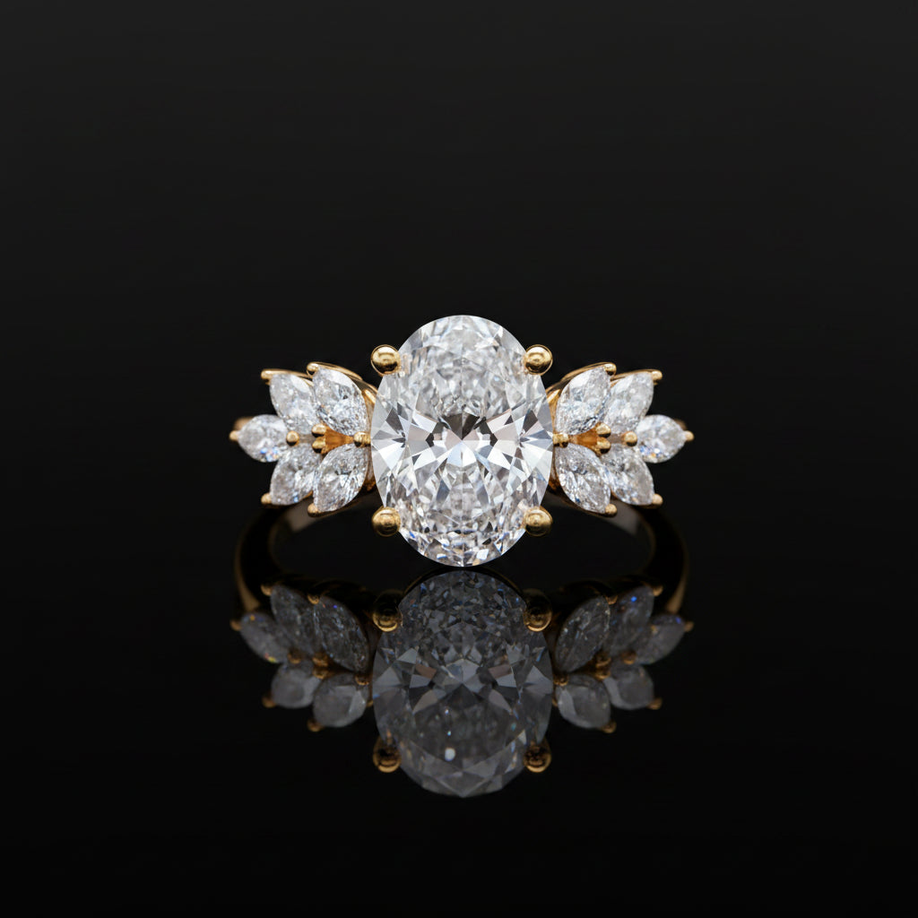 Oval Cut Diamond Ring