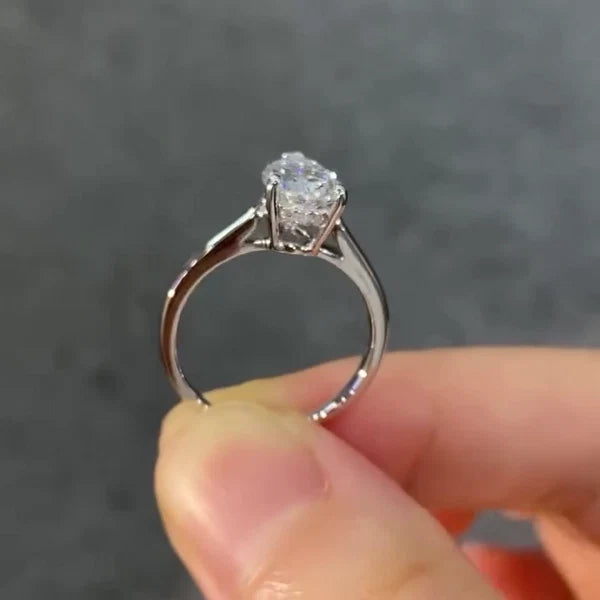Pear Cut Diamond Ring